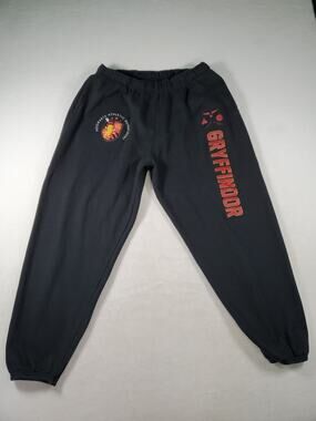 Box Lunch Harry Potter Black Sweatpants XL Graphics On Legs